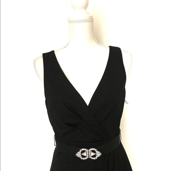 Trina Turk Gold Digger Faux Wrap Belted Dress - Picture 6 of 8